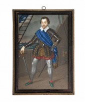 Portrait miniature    sir fran