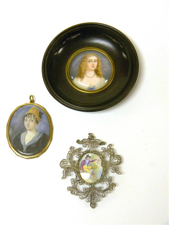 Portrait miniatures  probably