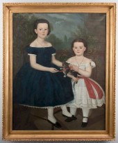 PORTRAIT OF 2 CHILDREN WITH KI