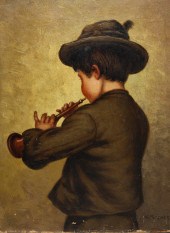 PORTRAIT OF A BOY BY HUGO POSS
