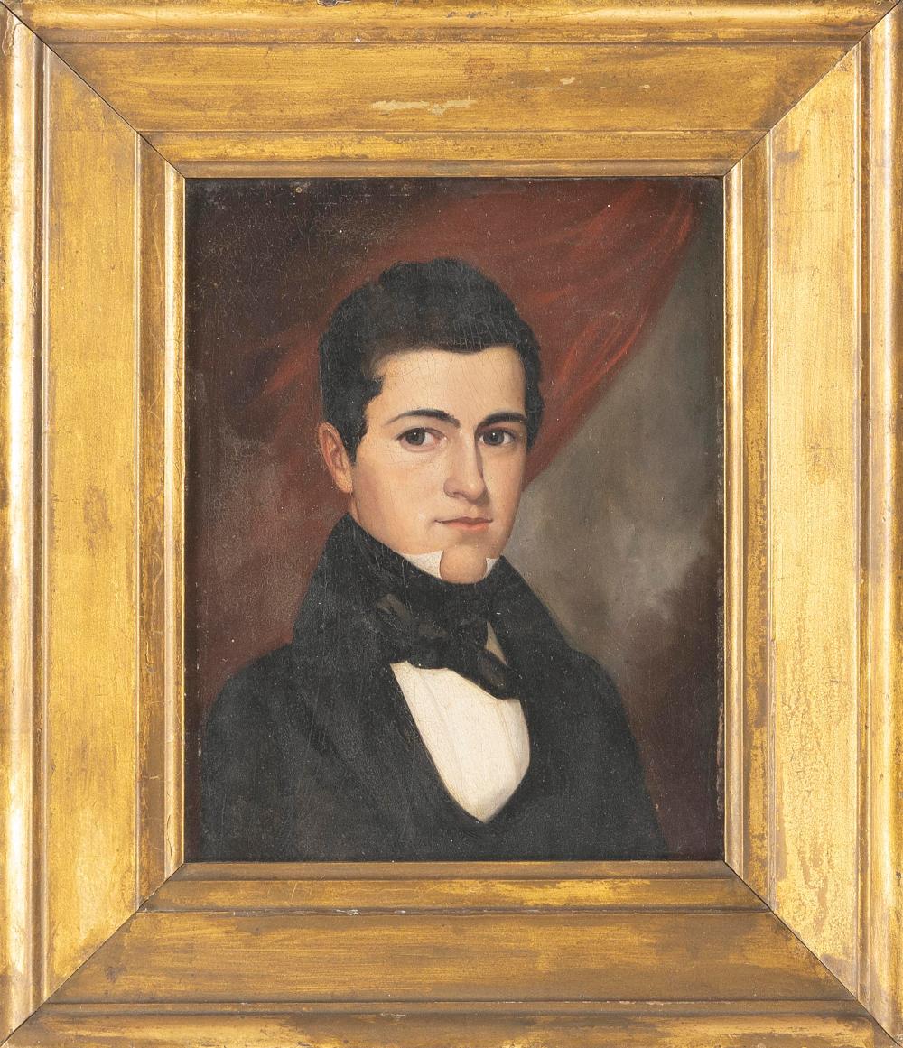 PORTRAIT OF A HANDSOME YOUNG