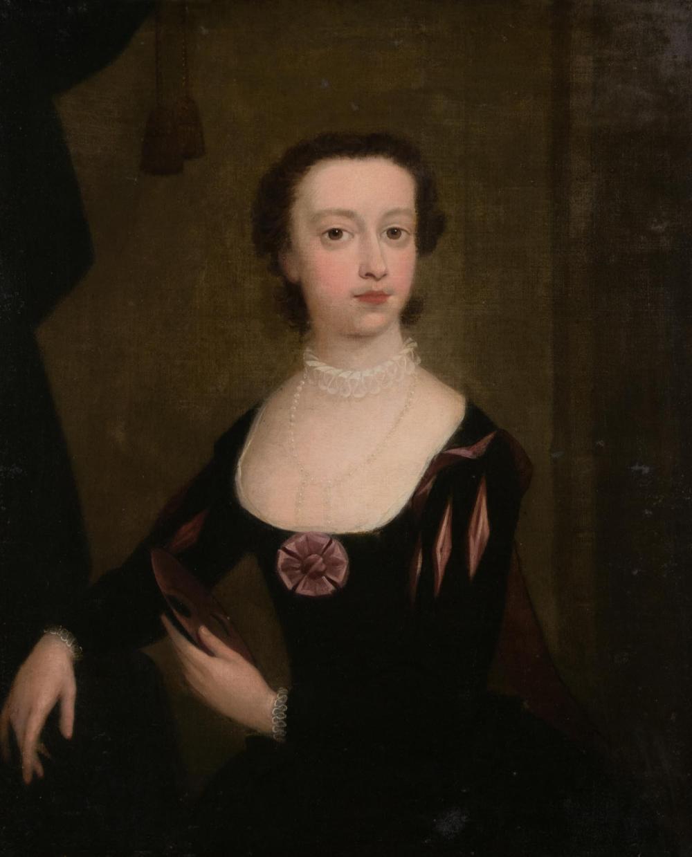 PORTRAIT OF A LADY, OIL ON