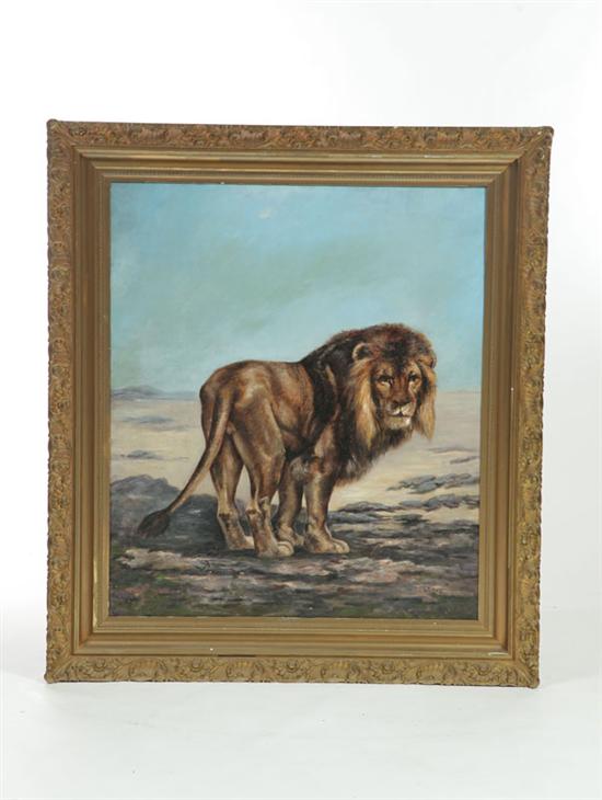 PORTRAIT OF A LION BY E.S. CAUL