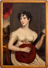 PORTRAIT OF A LUTE PLAYER, OIL