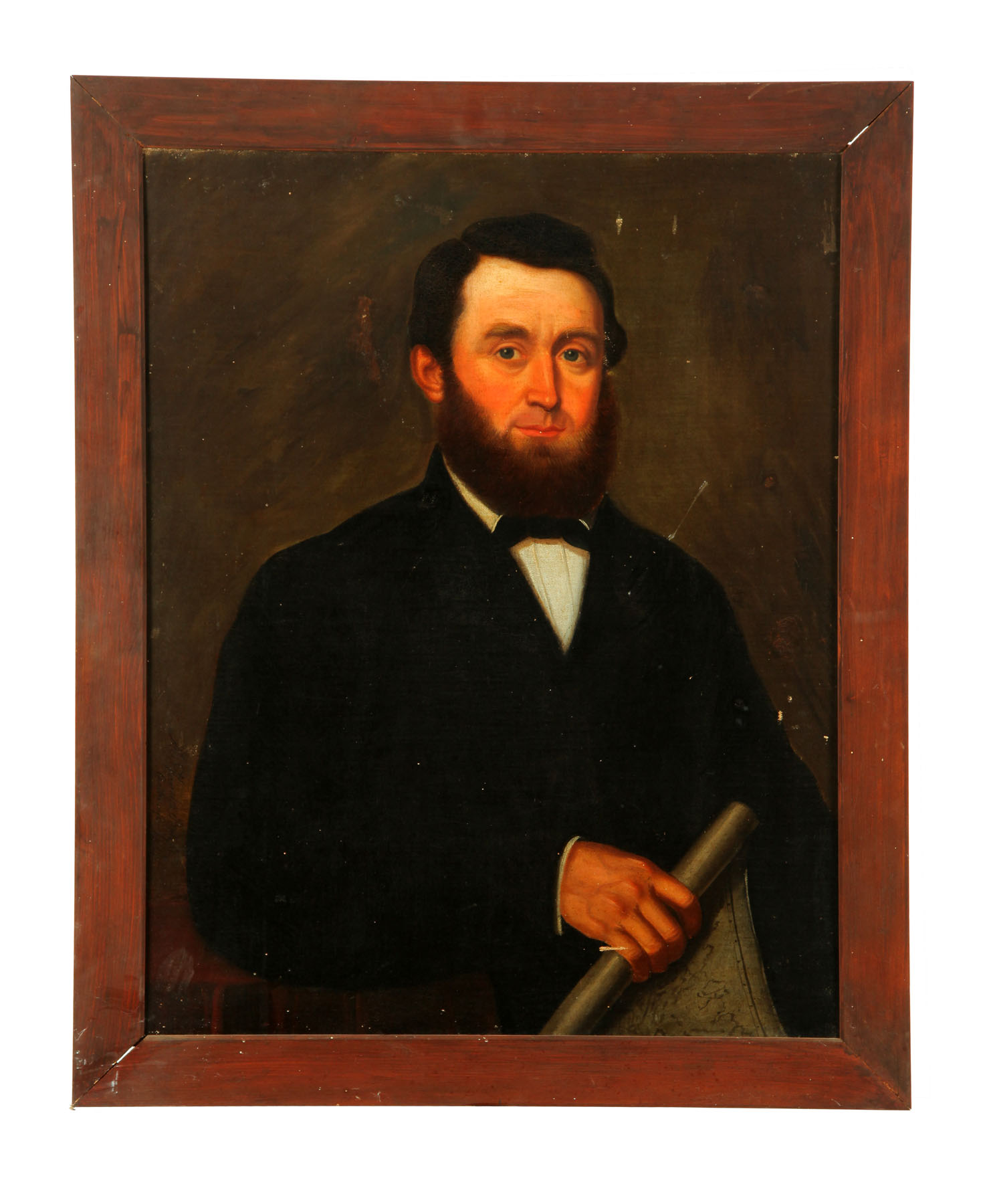 PORTRAIT OF A MAN SIGNED A.