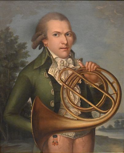 PORTRAIT OF A MAN WITH A FRENCH