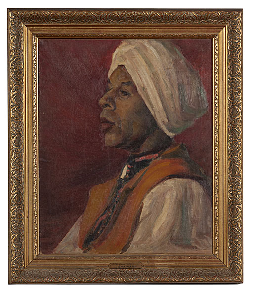 Portrait of a Moslem Nobleman Oil
