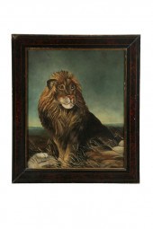 PORTRAIT OF A REGAL LION  (AME