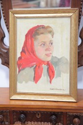 PORTRAIT OF A WOMAN BY LUDWIK