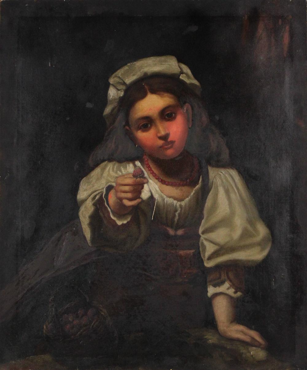 PORTRAIT OF A WOMAN Oil on