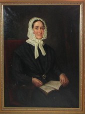 PORTRAIT OF A WOMAN READING A
