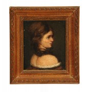 PORTRAIT OF A WOMAN SIGNED ''H