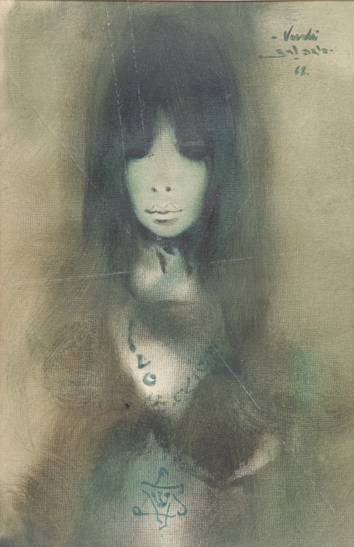 PORTRAIT OF A WOMAN SIGNED "VANDI".
