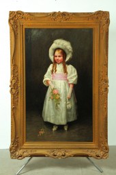 PORTRAIT OF A YOUNG GIRL ATTRI