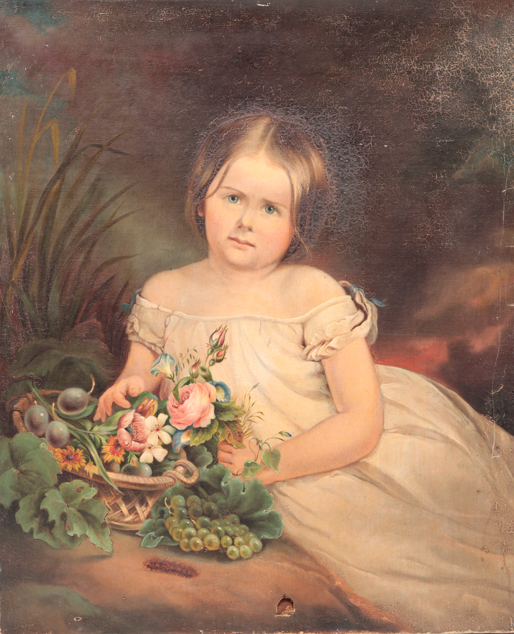 PORTRAIT OF A YOUNG GIRL.