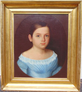 PORTRAIT OF A YOUNG GIRL IN A