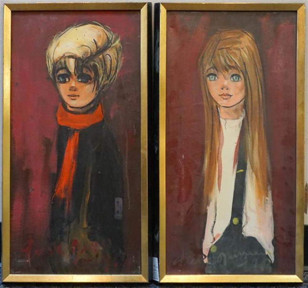 PORTRAIT OF A YOUNG GIRL AND A