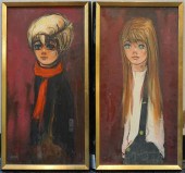 PORTRAIT OF A YOUNG GIRL AND A