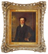 PORTRAIT OF A YOUNG MAN, OIL O