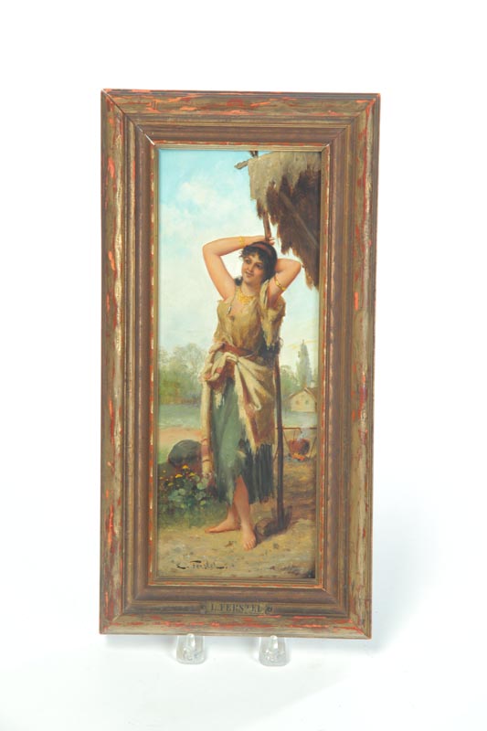 PORTRAIT OF A YOUNG WOMAN BY L.