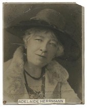PORTRAIT OF ADELAIDE HERRMANN,