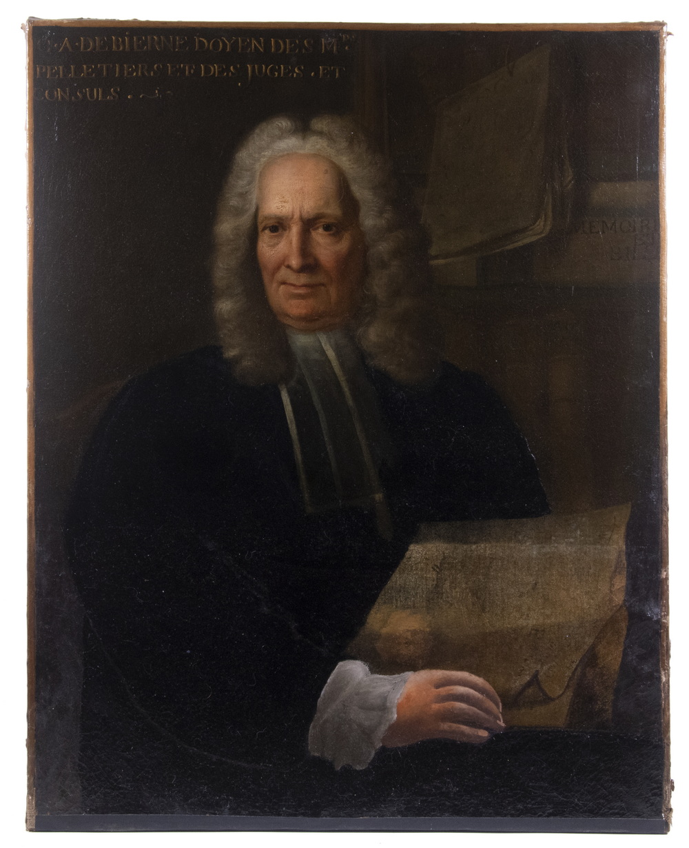 PORTRAIT OF AN 18TH C. FRENCH