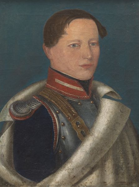 PORTRAIT OF AN OFFICER, LATE 19TH