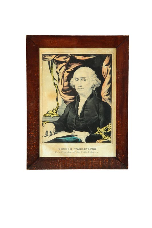 PORTRAIT OF GEORGE WASHINGTON BY