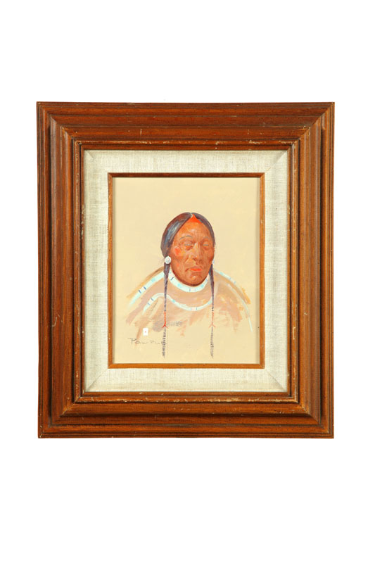 PORTRAIT OF INDIAN BY ACE
