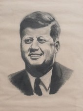 PORTRAIT OF JOHN F KENNEDY, CH