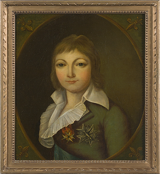 Portrait of Louis XVII Oil on