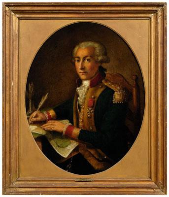 Portrait of Marquis de Lafayette,