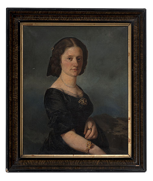 Portrait of Mrs. Bensinger Oil on