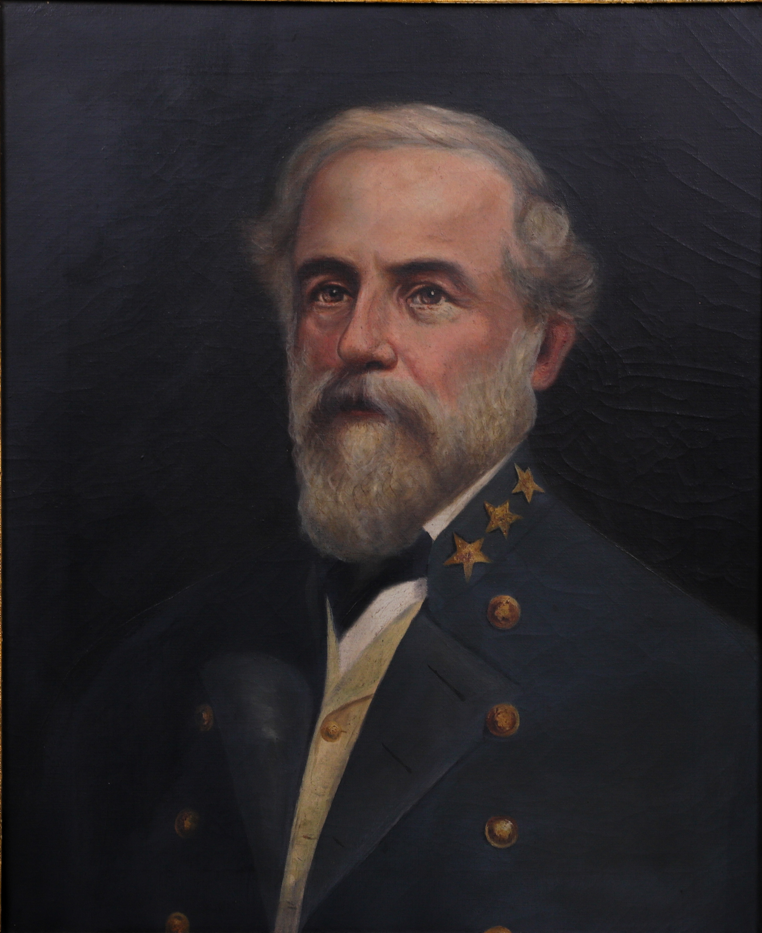 Portrait of Robert E Lee, presented