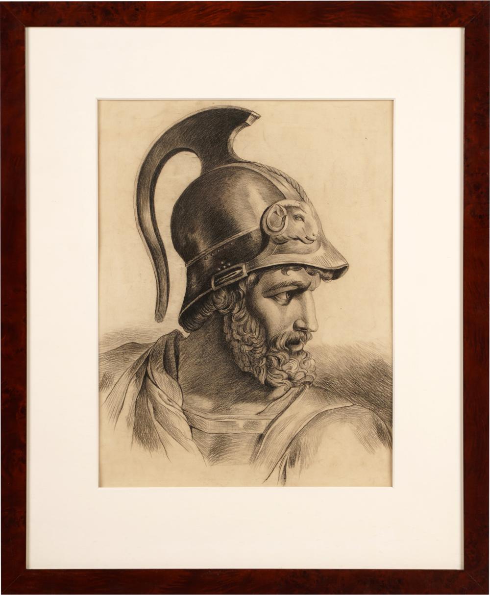 PORTRAIT OF ROMAN SOLDIERframed