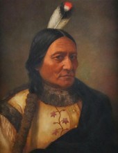 PORTRAIT OF SITTING BULL, CARO