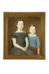 PORTRAIT OF TWO CHILDREN ATTRI