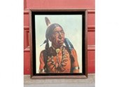 Portrait of unknown native man