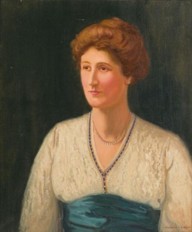 PORTRAIT OF WOMAN WITH RED HAIRAn