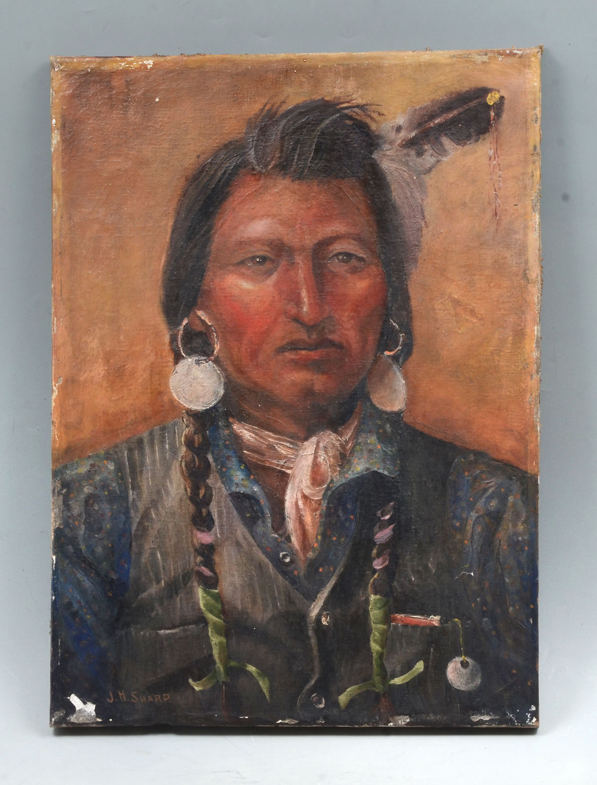 PORTRAIT PAINTING OF AN AMERICAN