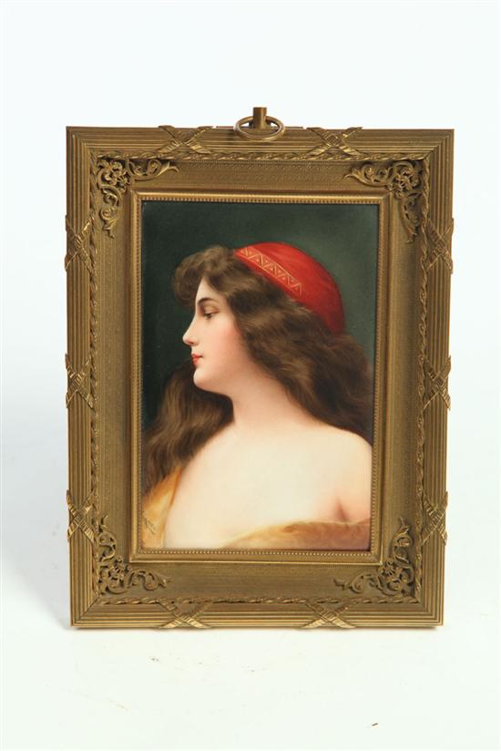 PORTRAIT PLAQUE.  Germany  ca.1904
