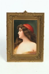 PORTRAIT PLAQUE.  Germany  ca.