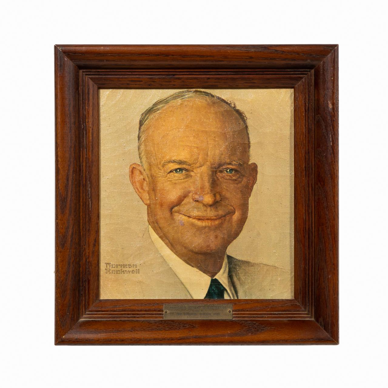 PORTRAIT PRINT OF EISENHOWER,