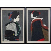 Portrait Woodblocks by Kiyoshi