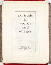 "PORTRAITS IN WORDS AND IMAGES