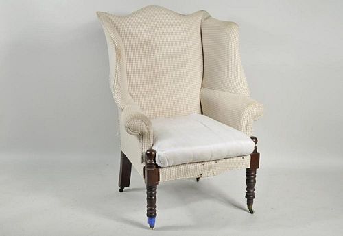 PORTSMOUTH SHERATON WING CHAIR,