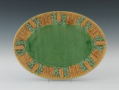 Portugese Majolica Corn Servin