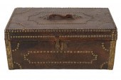 PORTUGESE STUDDED LEATHER TRUN