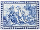 PORTUGUESE 'AZULEJO' CERAMIC T