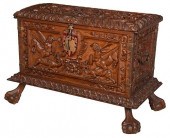 PORTUGUESE BAROQUE FIGURAL CAR